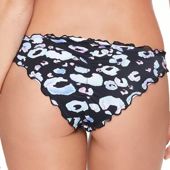 Salt+Cove LEOPARD Animal Ruffle Bikini Swim Bottom - Picture 2 of 8